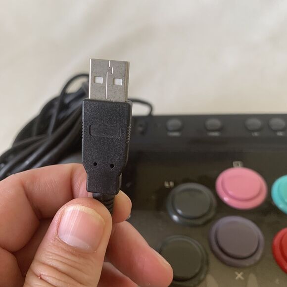 PlayStation 3 Ps3 Hori FIGHTING STICK 3‎ FS3 USB Wired Arcade Joystick - Picture 9 of 14